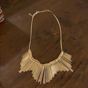 Gold collar necklace